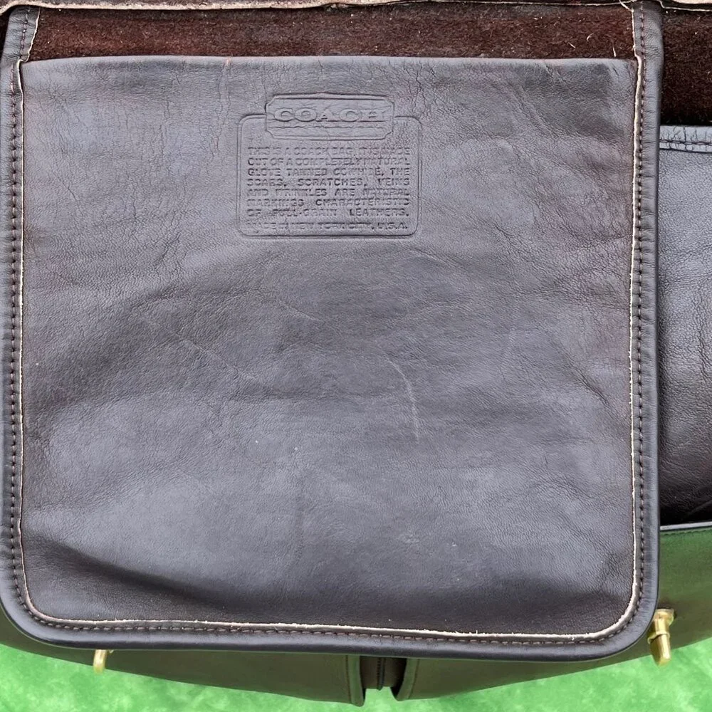 Vintage NYC Coach Swag Bag #9520 - Picture 8 of 16